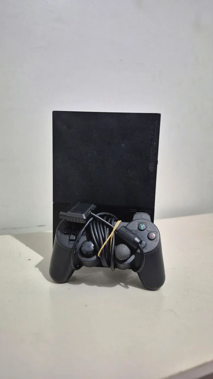 Ps2 slim completo sem defeito nenhum pronto para jogar - Foto 3