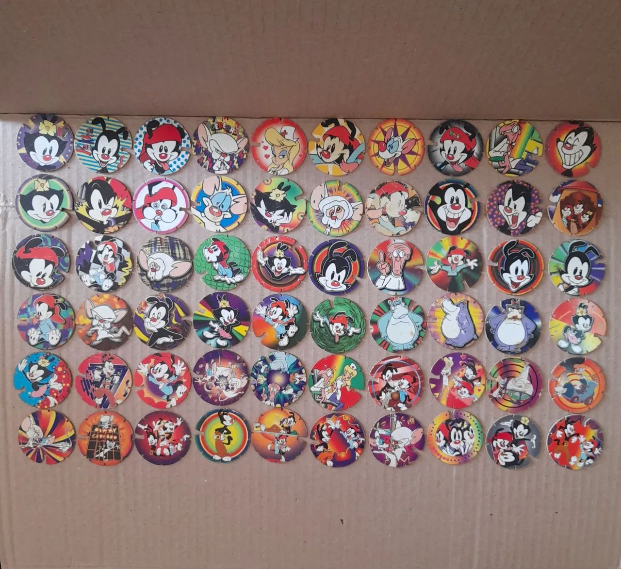 Tazos Animaniacs coleção completa