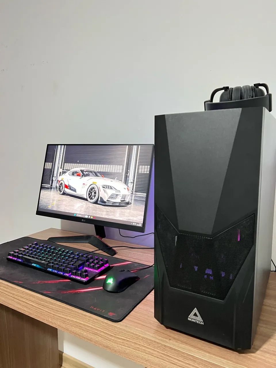 Pc gamer + monitor LG 24 polegadas - Foto 3