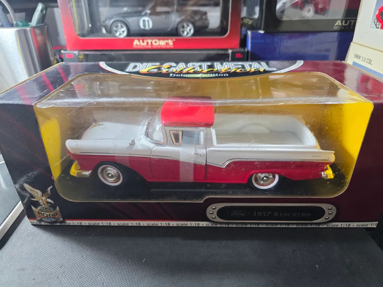 Road Signature 1:18 Die Cast 1957 Ford Ranchero In Original Box Road Signature 1:18 Die Cast 1957 Ford Ranchero In Original Box