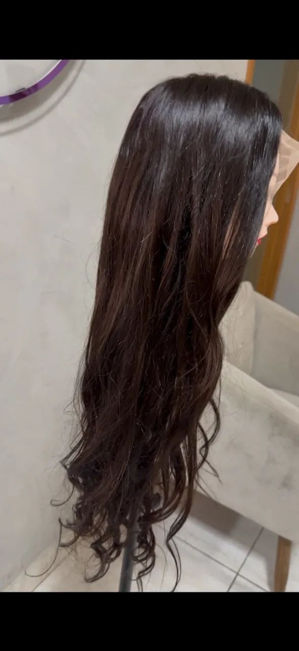 Lace cabelo 100% Humano 75 cm  - Foto 4