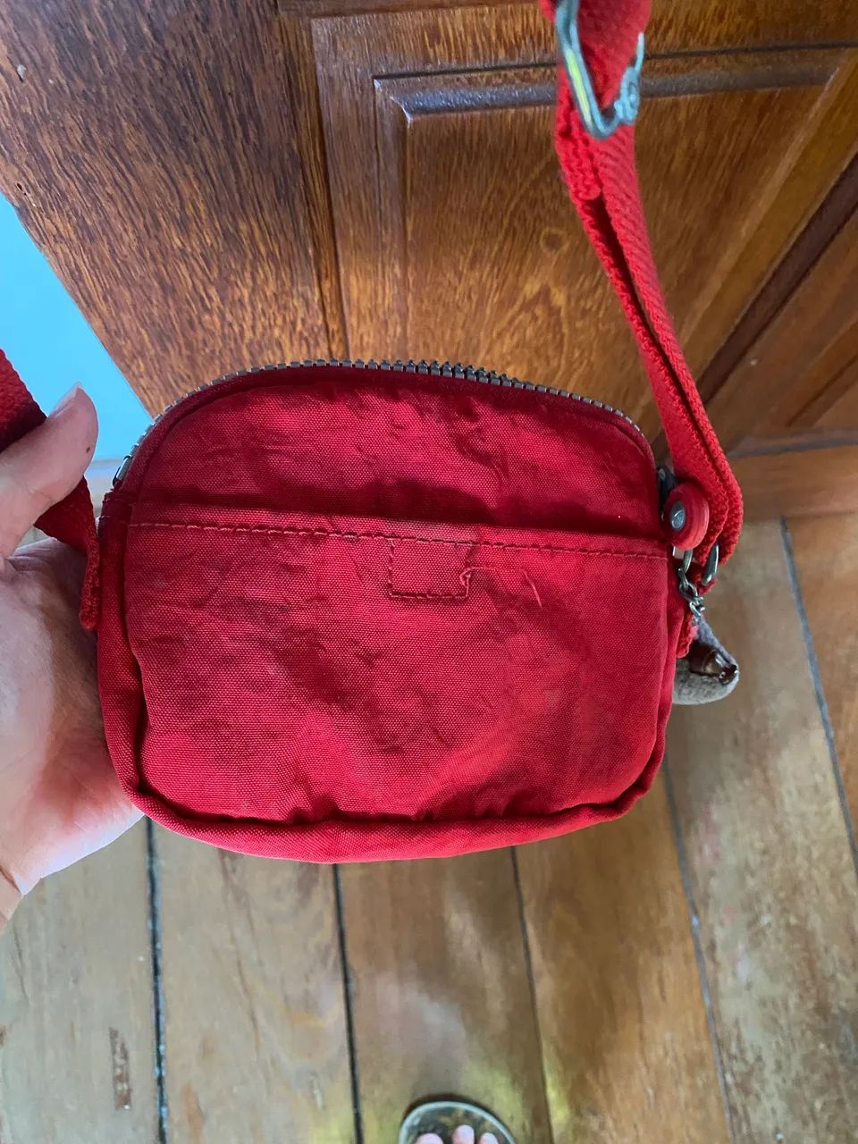 Bolsa kipling vermelha original - Foto 4