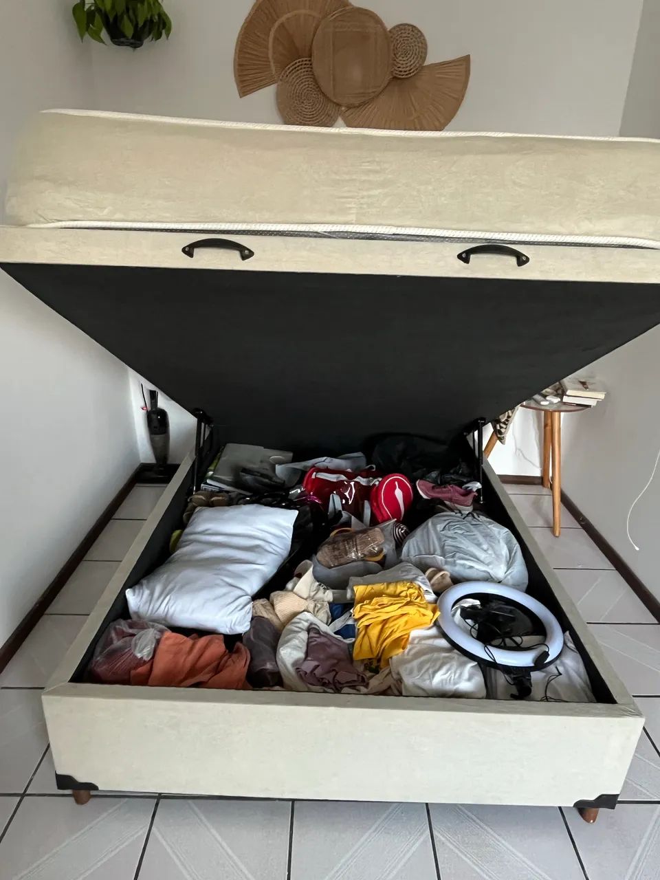 Cama box casal com baú + cabeceira  - Foto 5