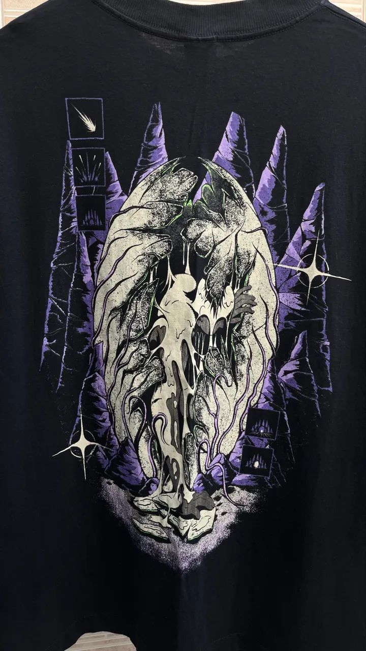 Camiseta boxy No Future preta  - Foto 3