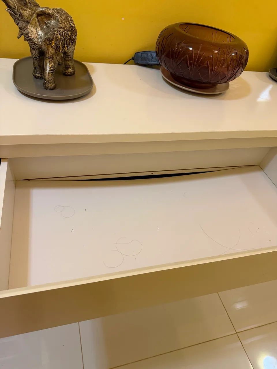 Cômoda de MDF branca  - Foto 5
