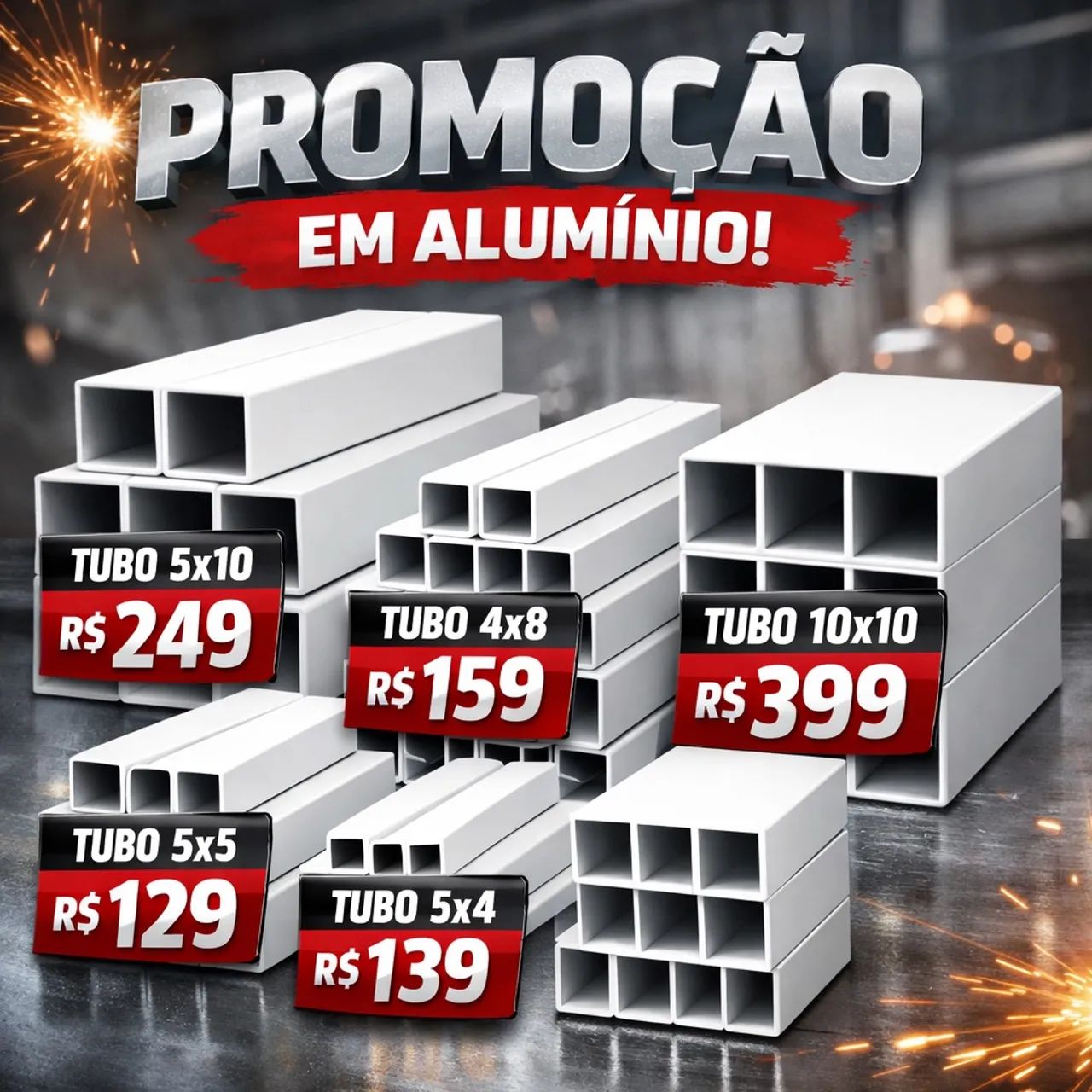 alumínio preço de atacado
