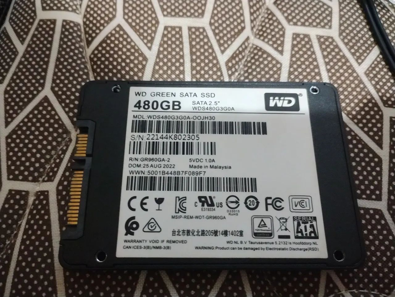 SSD WD GREEN SAUDE 100% ENVIO OLX PAY - Foto 2
