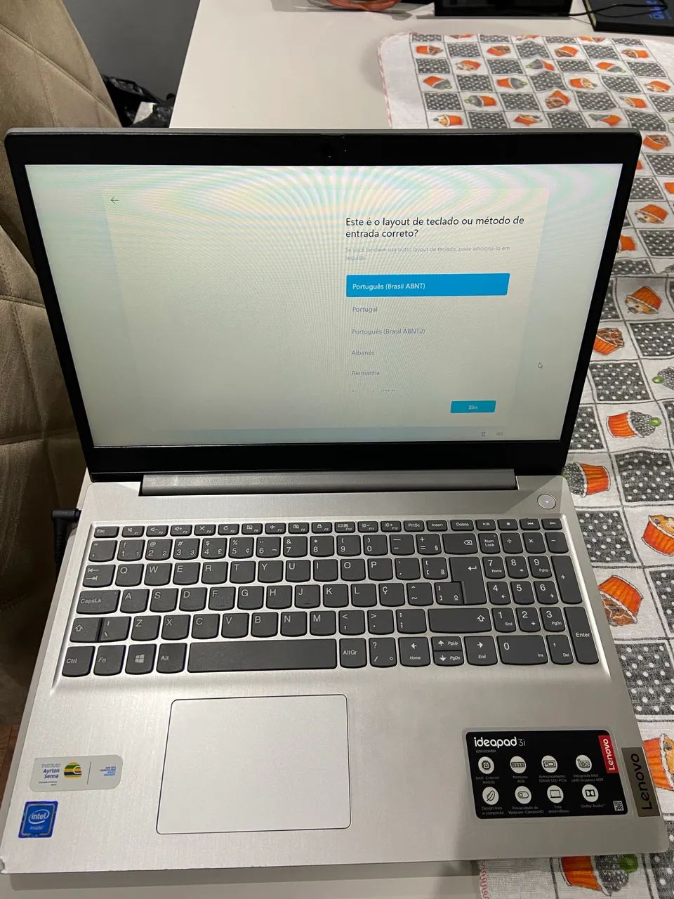 Notebook Lenovo IdeaPad 3i - Celeron N4020 | SSD 128GB | 4GB RAM
