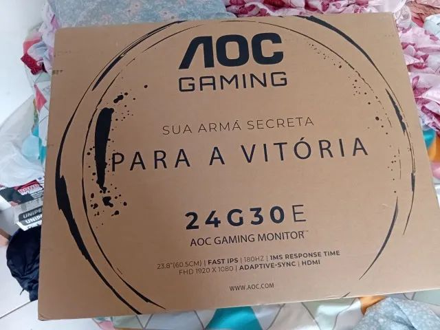 MONITOR AOC - 24G30E - 180hz NA CAIXA - Foto 3
