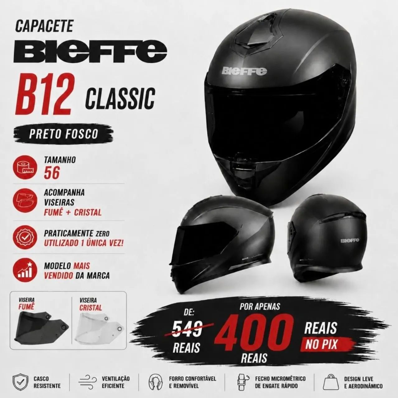 Capacete BIEFFE