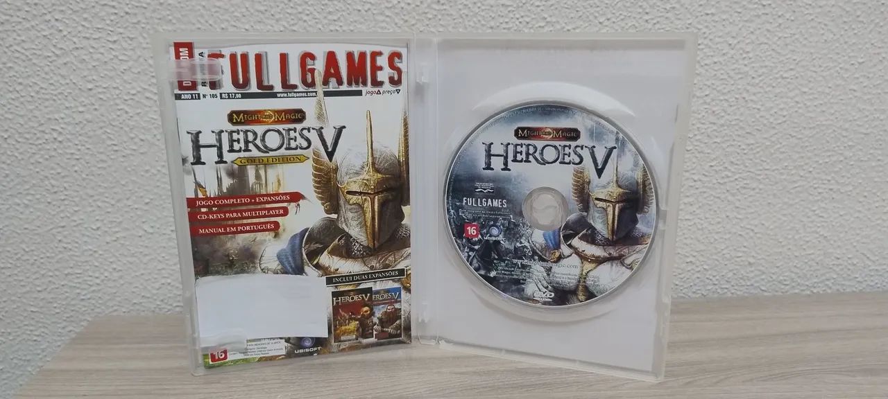 PC Game DVD Might and Magic Heroes V Gold Edtion - Foto 3