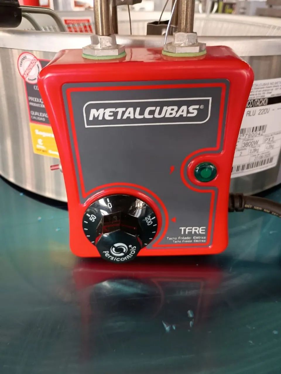 Tfre Tacho Fritador Elétrico TFRE 5 Litros 220V - MetalCubas - Gastronomia e ...
