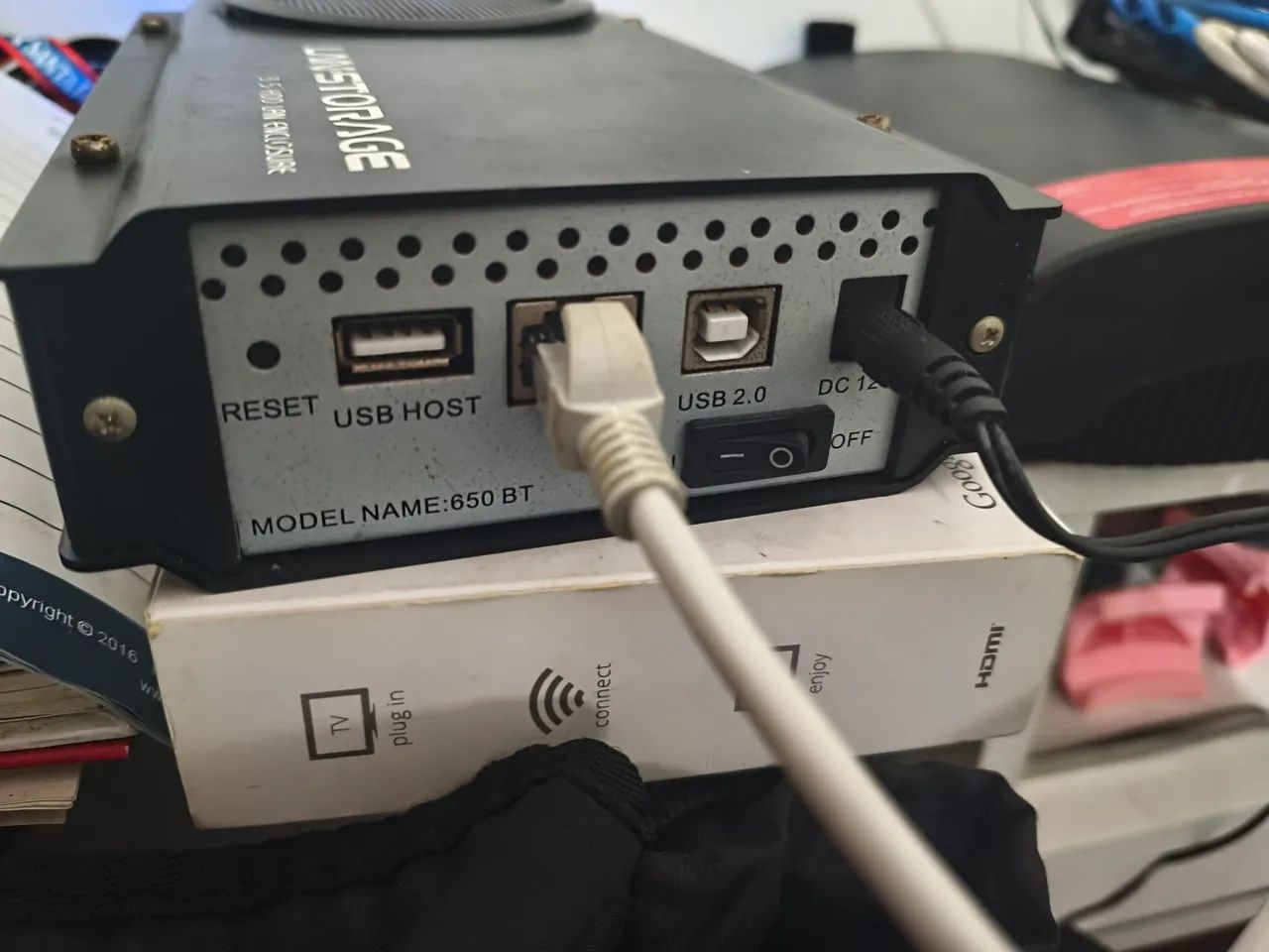 Case Gaveta de Rede NAS LAN Storage para HD Externo - Foto 2
