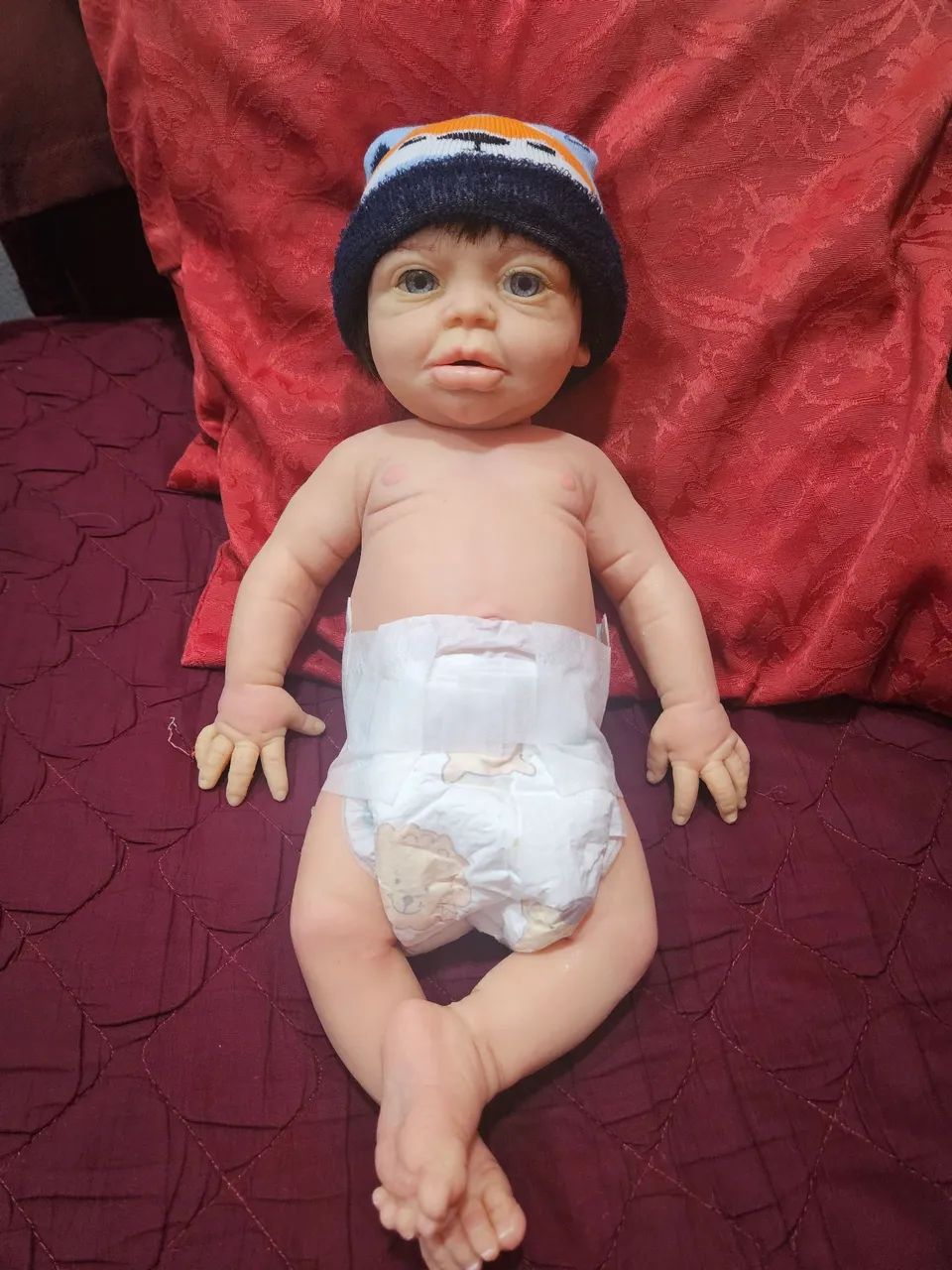 Boneco Reborn silicone sólido  - Foto 2
