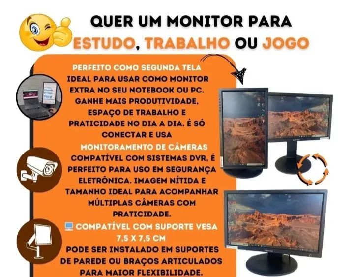 Monitor Infoway Ajustável 
