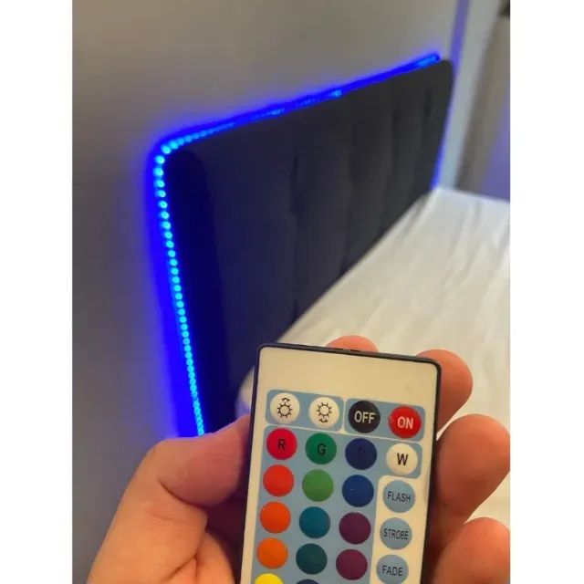 CONTROLE Controlador Para Fita Led Rgb 5050 / 3528 com 24 Teclas NÃO ACOMPANHA FITA DE LED - Foto 5