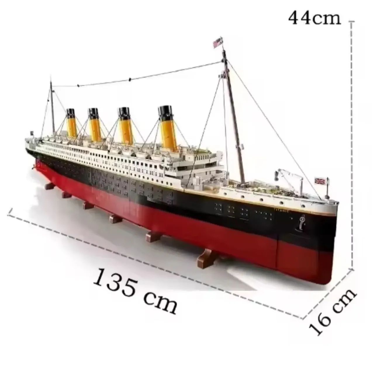 BLOCOS DE MONTAR TITANIC (135CM) 9090 PEÇAS MOD.REF. 10294 MARCA MEGA COMPATÍVEL COM LEGO 
