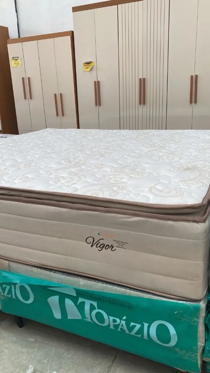 CAMA KING VIGOR A PRONTA ENTREGA E GARANTIA