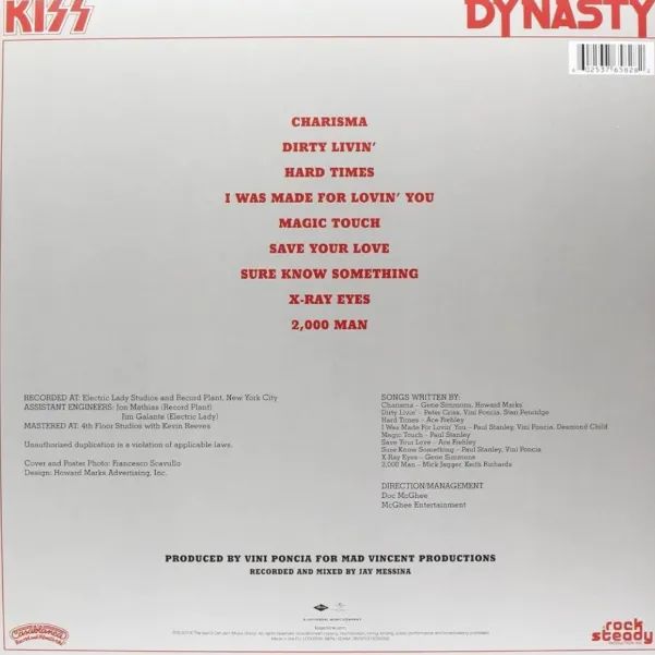 Lp Disco Vinil - Kiss - Dynasty (Lacrado Importado) - Foto 2