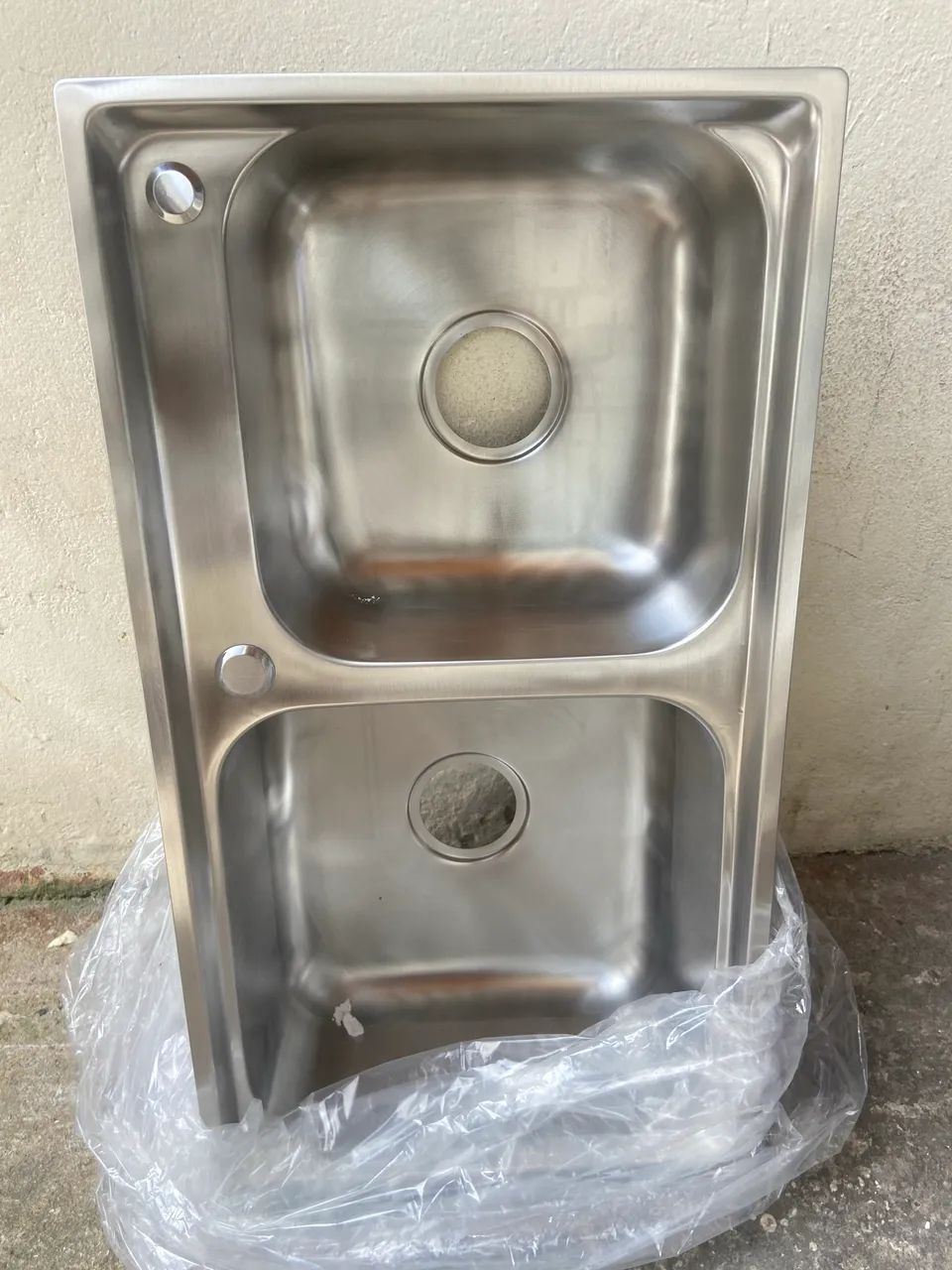 Cuba dupla para Pia de cozinha Nova! no plástico  - Foto 4