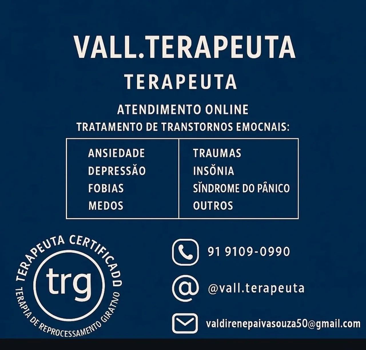 Terapia emocional, trg online. 