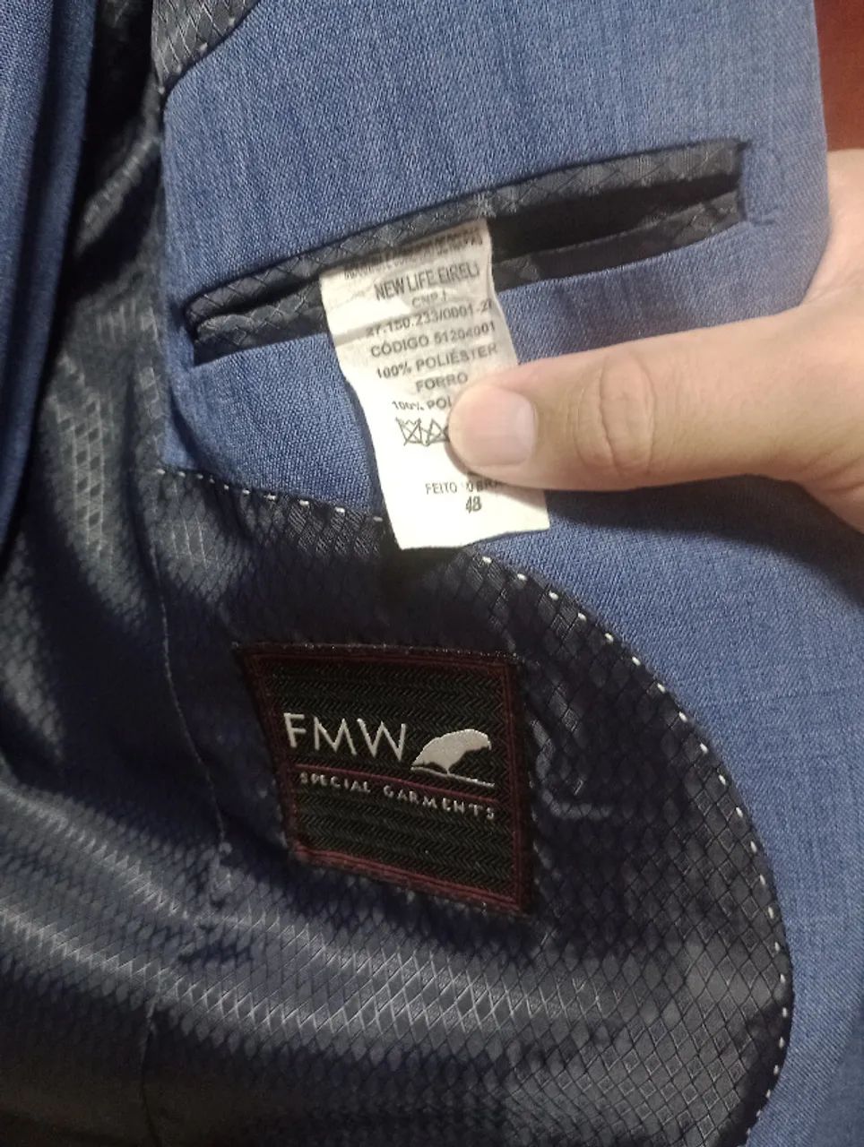 Costume  Melange Premium FMW Tam 48 - Foto 2