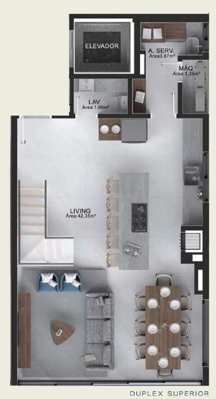 Duplex com 3 Suítes e 117m² no Filipinas Residence, Centro de BC - Foto 2