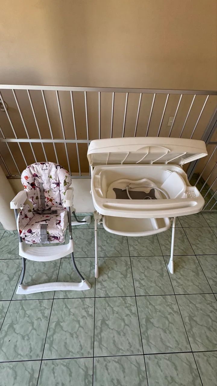 Trocador bebê e cadeira de alimentação  - Foto 3
