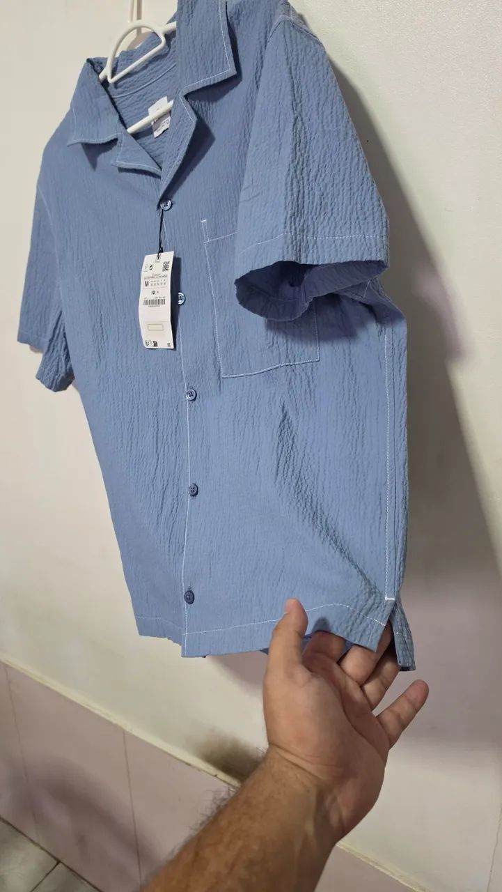 Camisa Zara original - tamanho M  - Foto 4