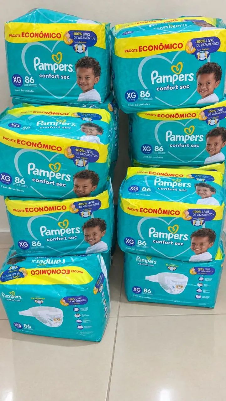 Fralda Pampers XG