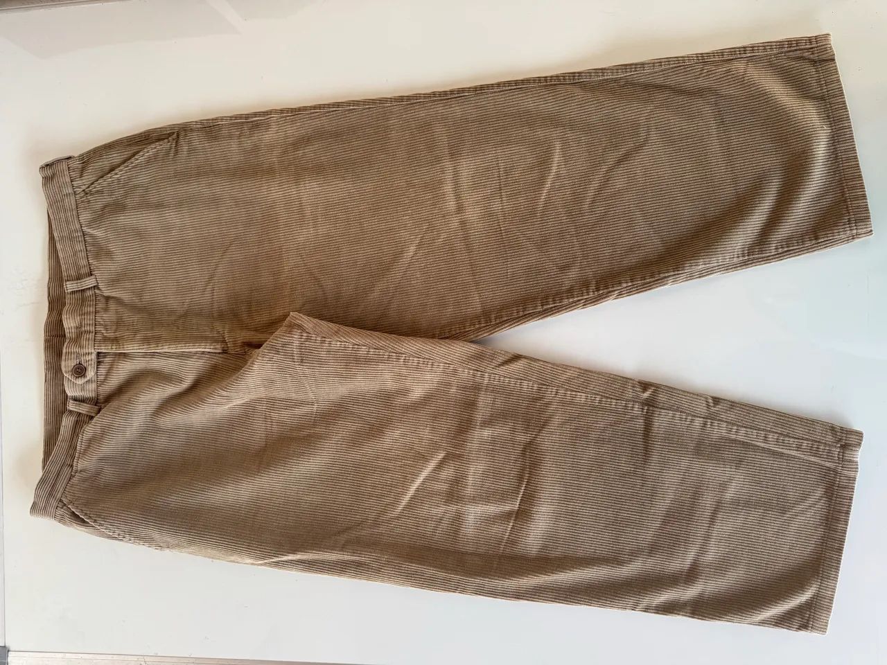 Calça brooksfield cortele veludo bege  - Foto 2