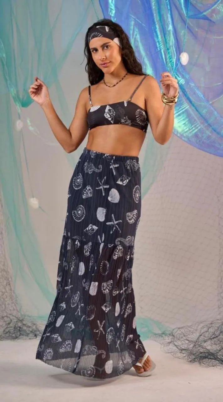 Vendo Estoque Saia Plissada Tule  - Foto 2