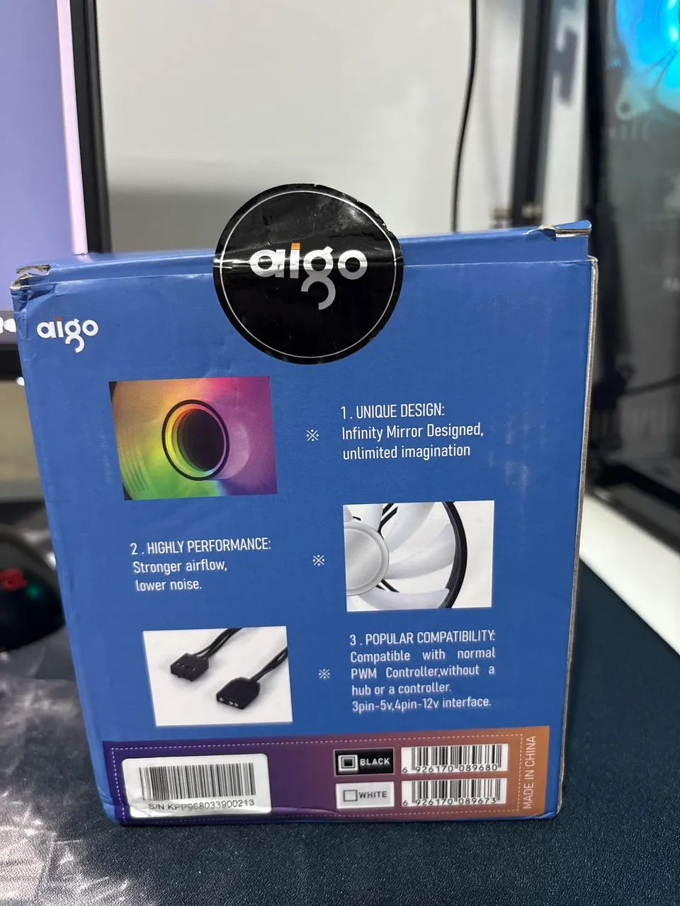Kit ventoinhas Aigo AR12 Pro - Foto 3