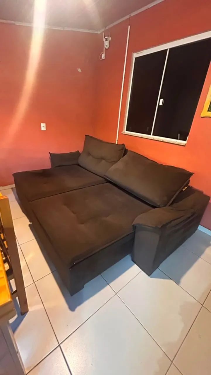 Sofá Retrátil Reclinável 