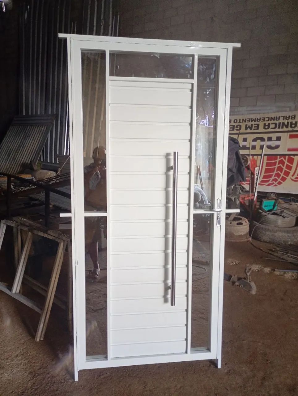 Porta galvanizada  - Foto 3
