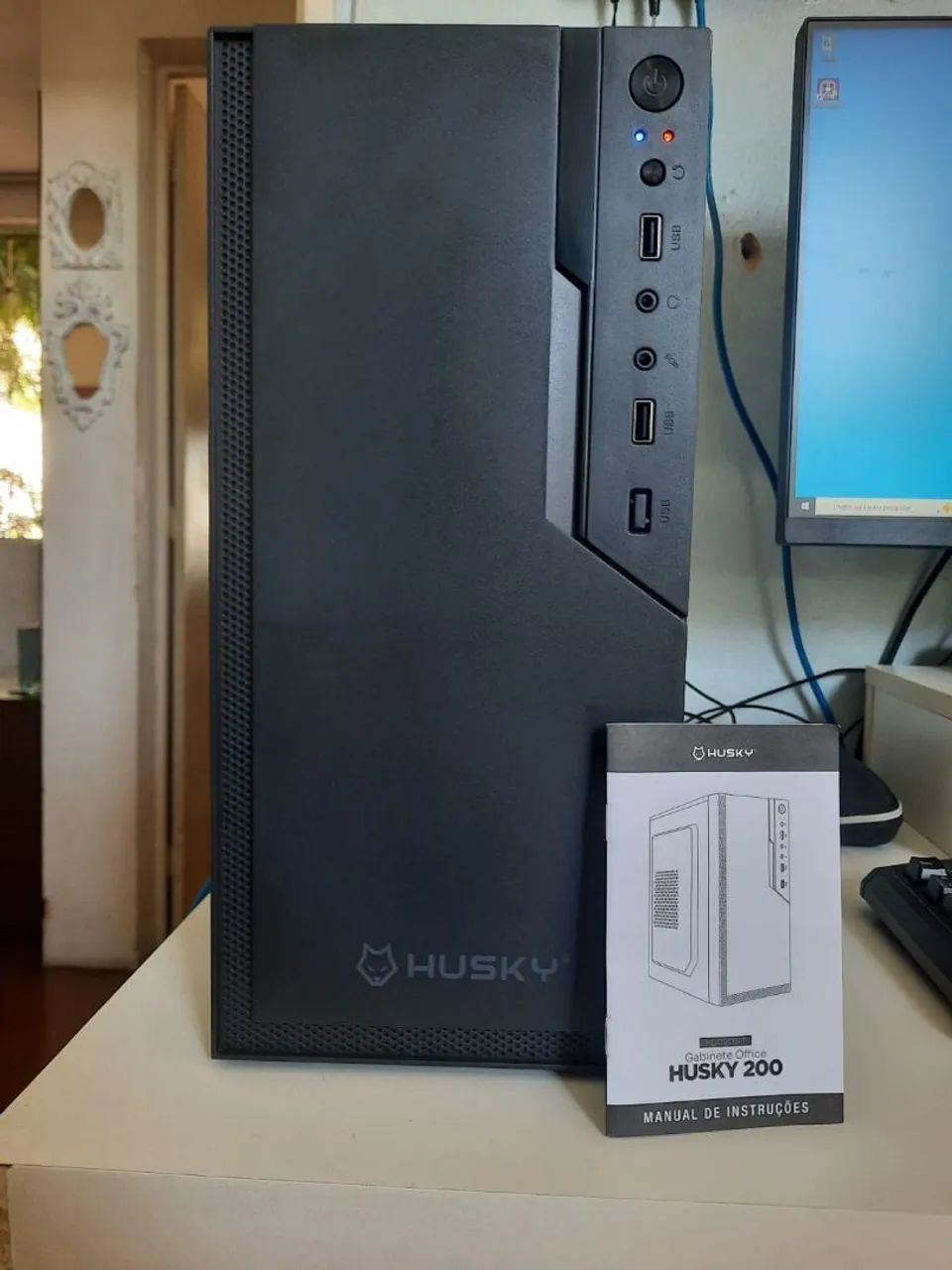 Cpu completo( ssd 240gb, 4gb ram, Gabinete novo) - Foto 4