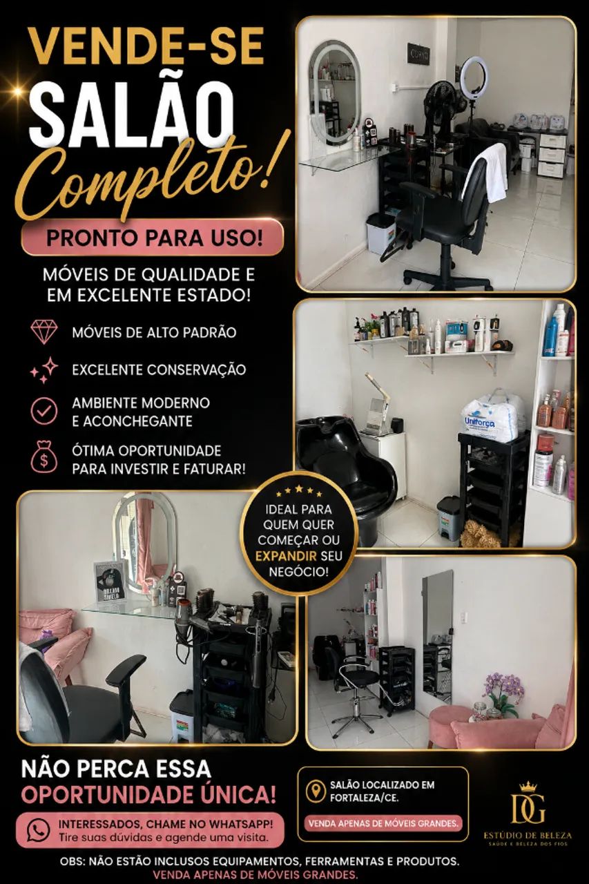 ? VENDE-SE SALÃO COMPLETO!