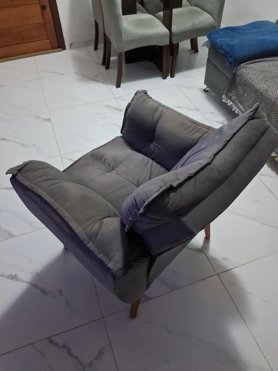 POLTRONA OPALA CINZA - Foto 3