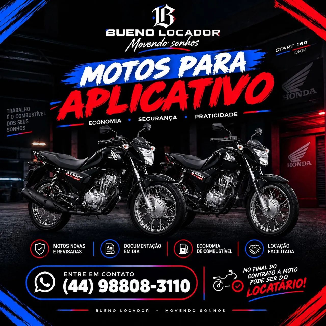 Motos para alugar