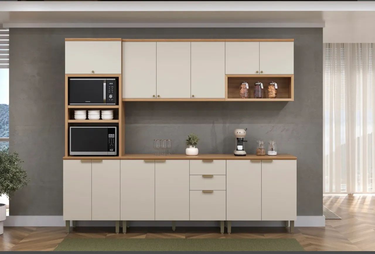 Conjunto de Cozinha Completa Modular Master MDF - Foto 2