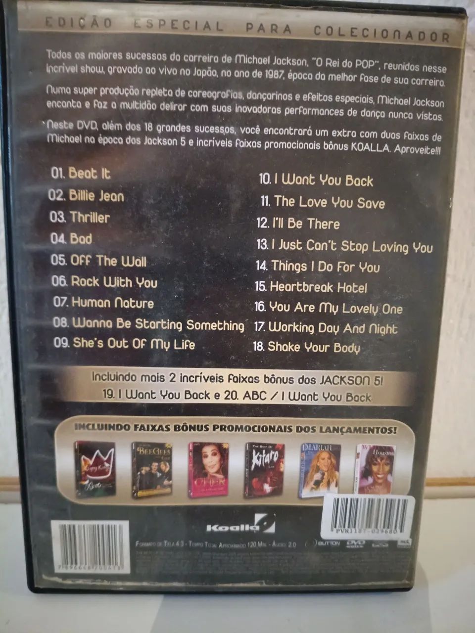 DVD SHOW MICHAEL JACKSON THE BEST OF - Foto 2