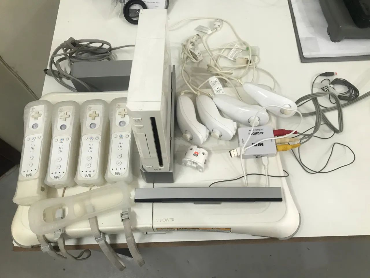 Videogame, Nintendo Wii, completo, mas 10 jogos originais.