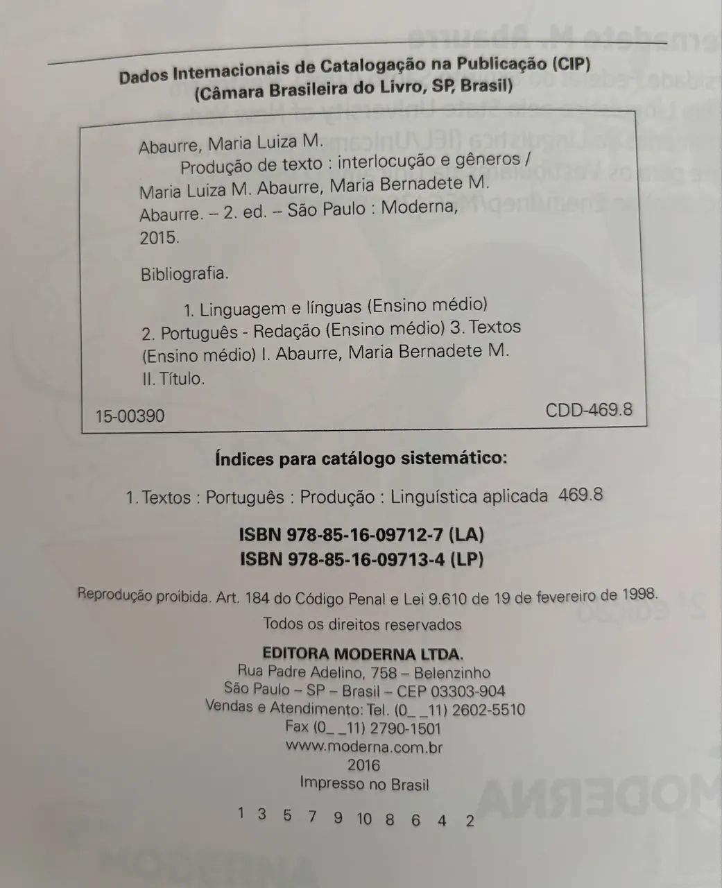 Produção de texto- Moderna plus - completo  - Foto 3
