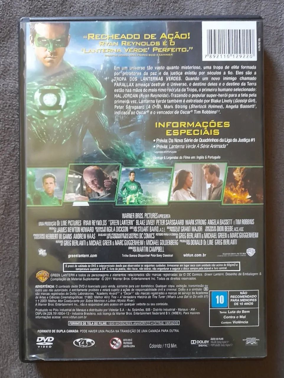 Dvd Lanterna Verde (original / desapego) R$ 8,00 - Foto 4