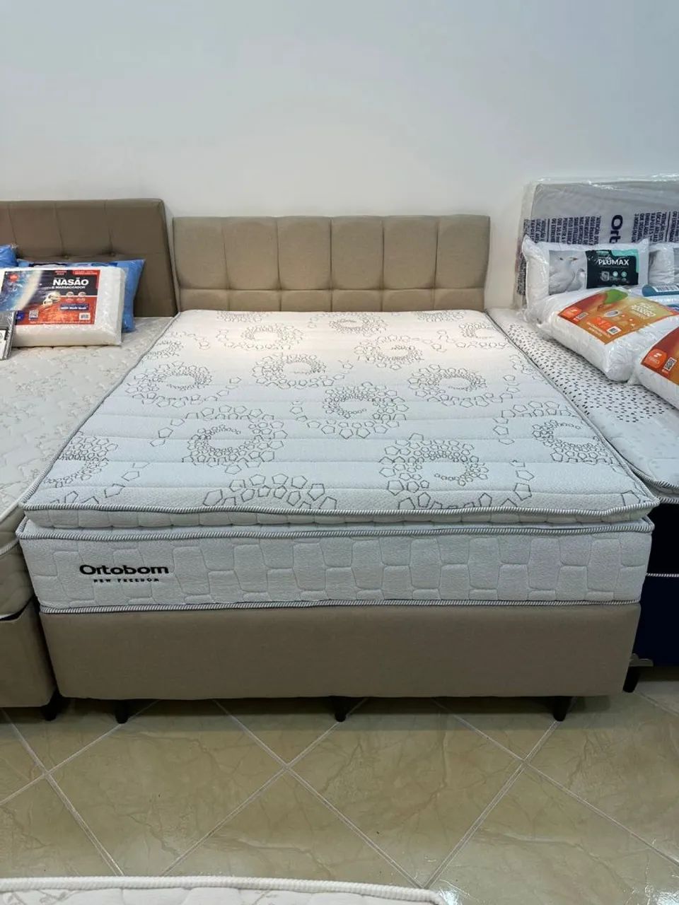 Cama completa Ortobom molas ensacadas  - Foto 4