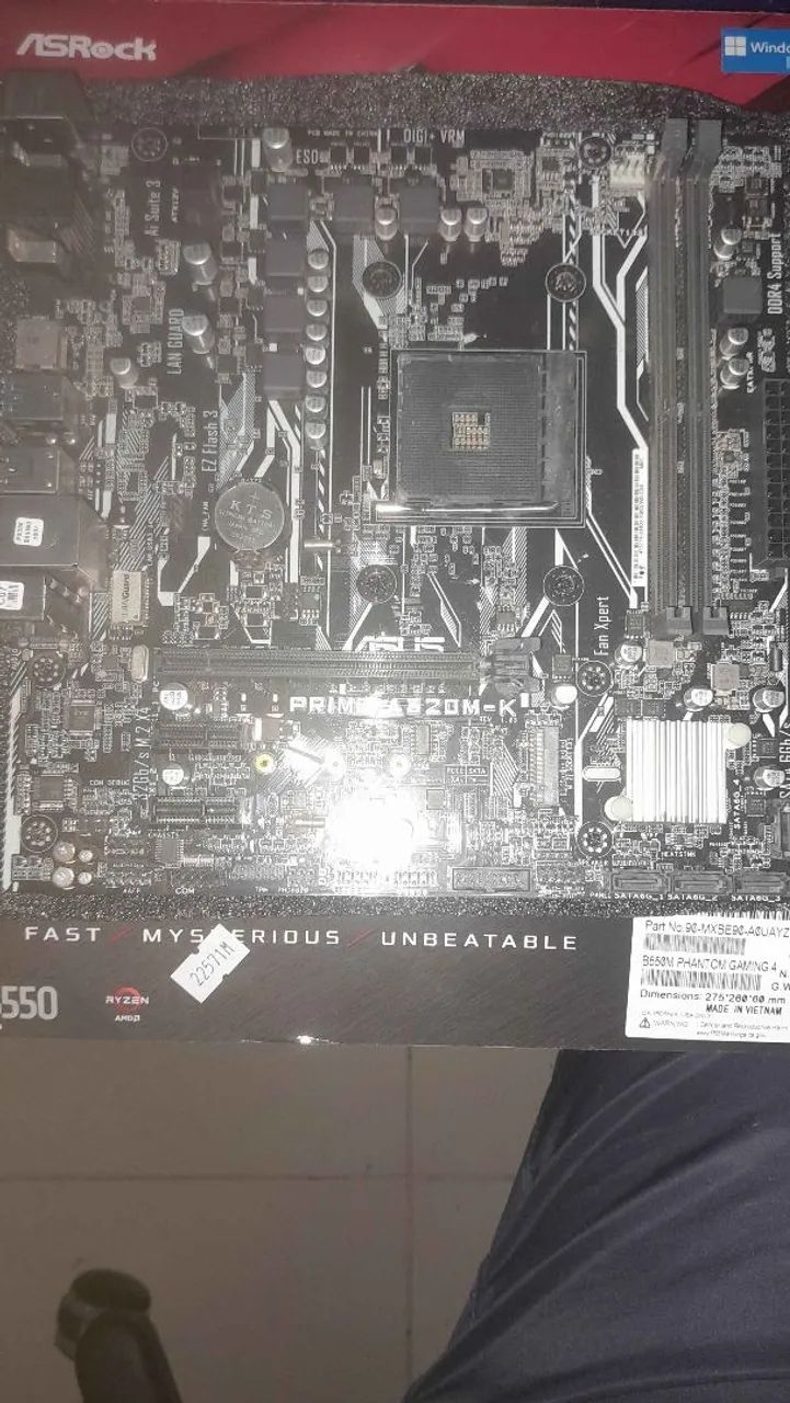 Placa-mãe Asus Prime A320M-K - Foto 3