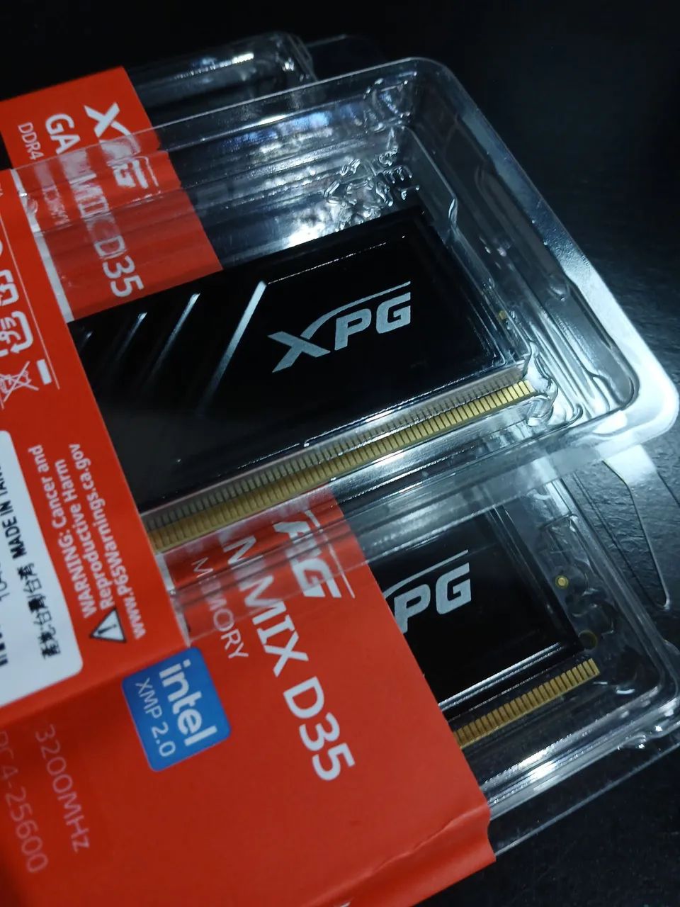 LACRADO] Memória RAM 8GB DDR4 3200Mhz CL16 Adata XPG D35 - Memória