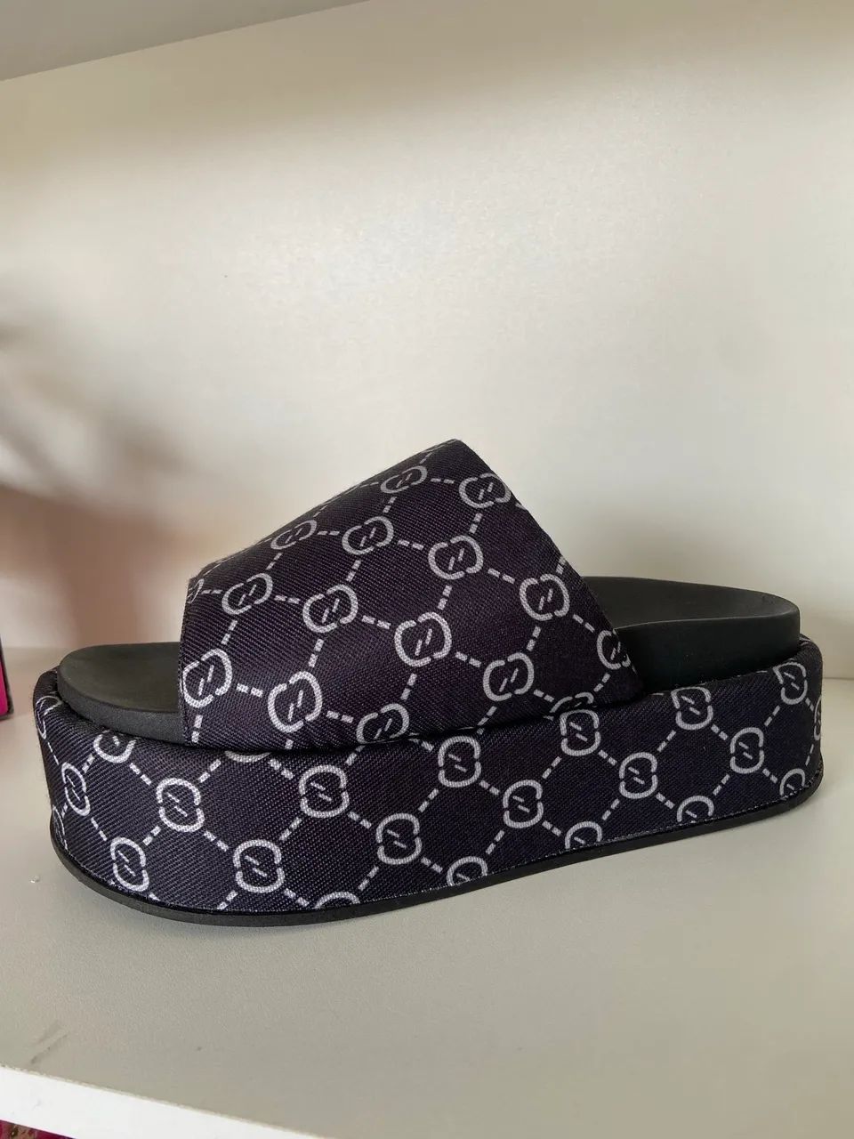 Tamanco estampado 7 cm - Foto 2