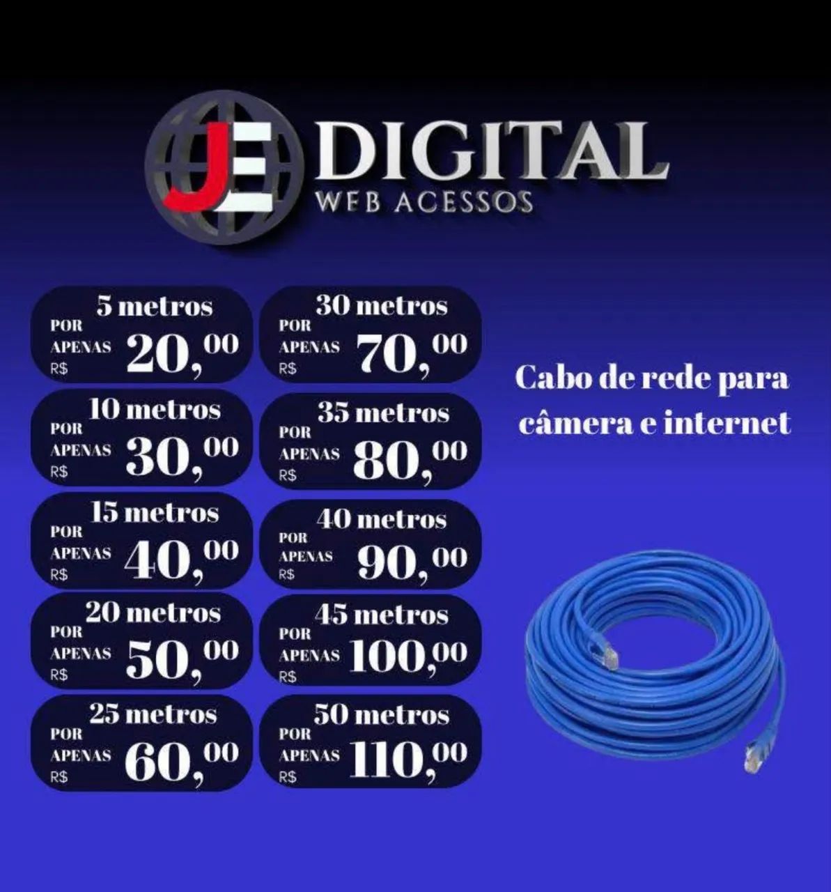 Cabo de Rede Cat5