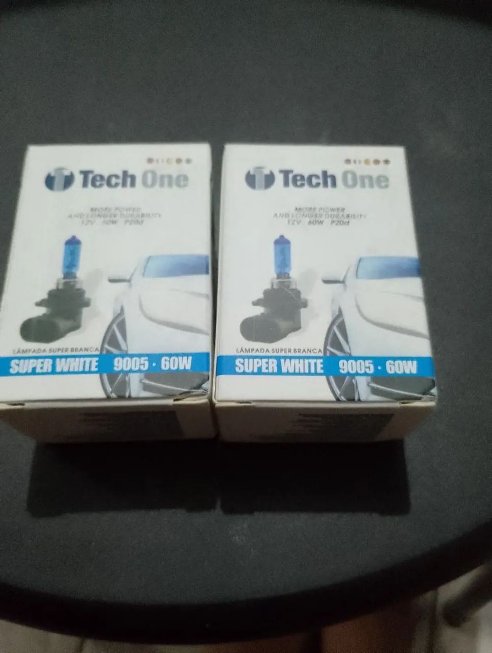 Pra de lâmpada super branca HB3 905 8500K 60W - Foto 4